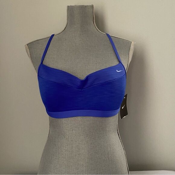 Nike Iconic Active Bikini Top size XL Blue - Picture 1 of 3